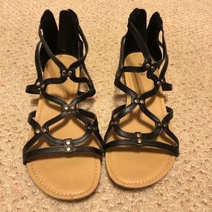 Women’s black apt. 9 wedge sandals